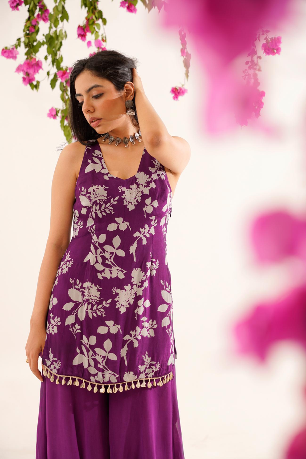 Raga Neeralya Sharara Set