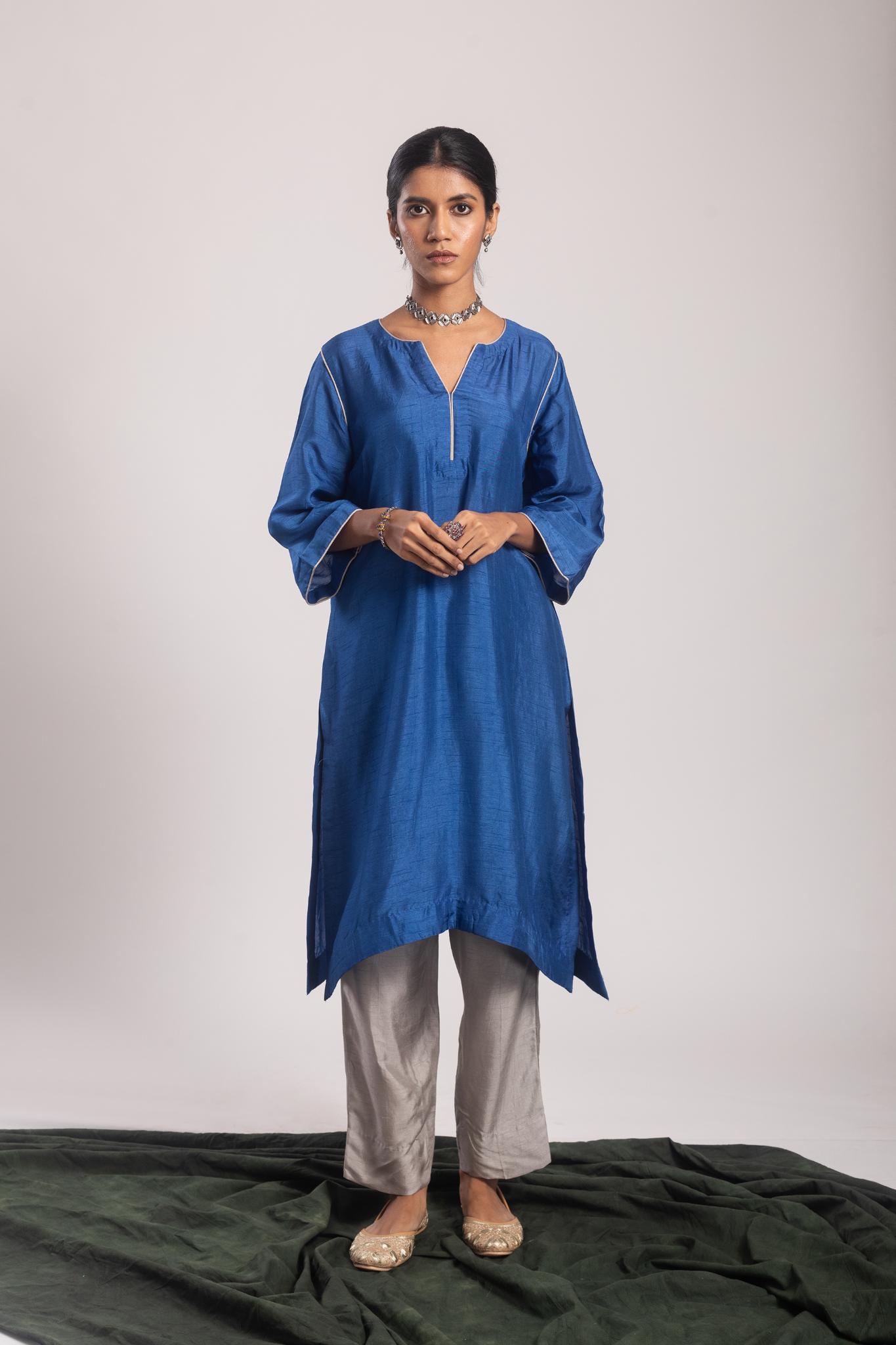 Nilima Dola Silk Kurta Set