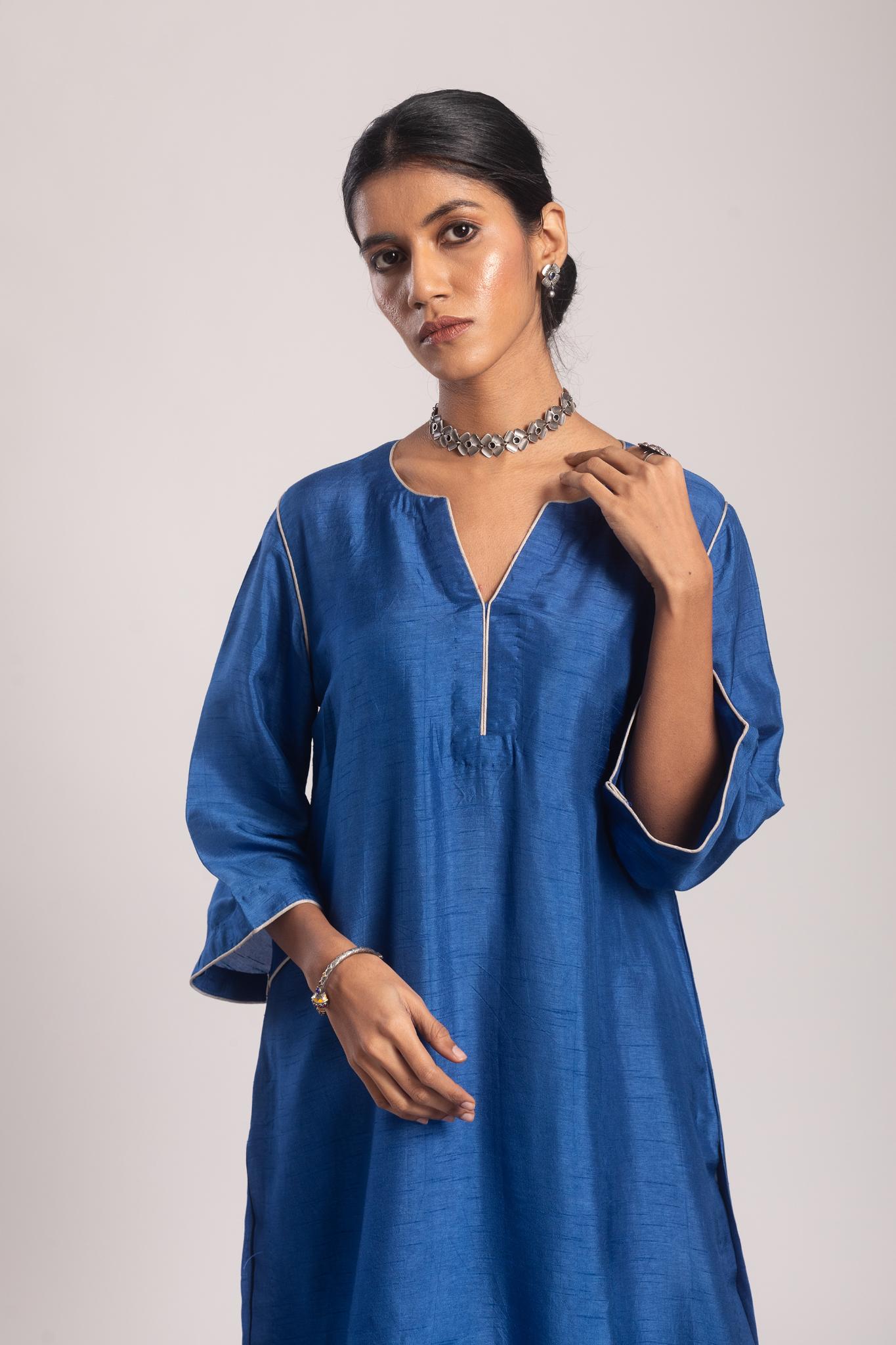 Nilima Dola Silk Kurta Set