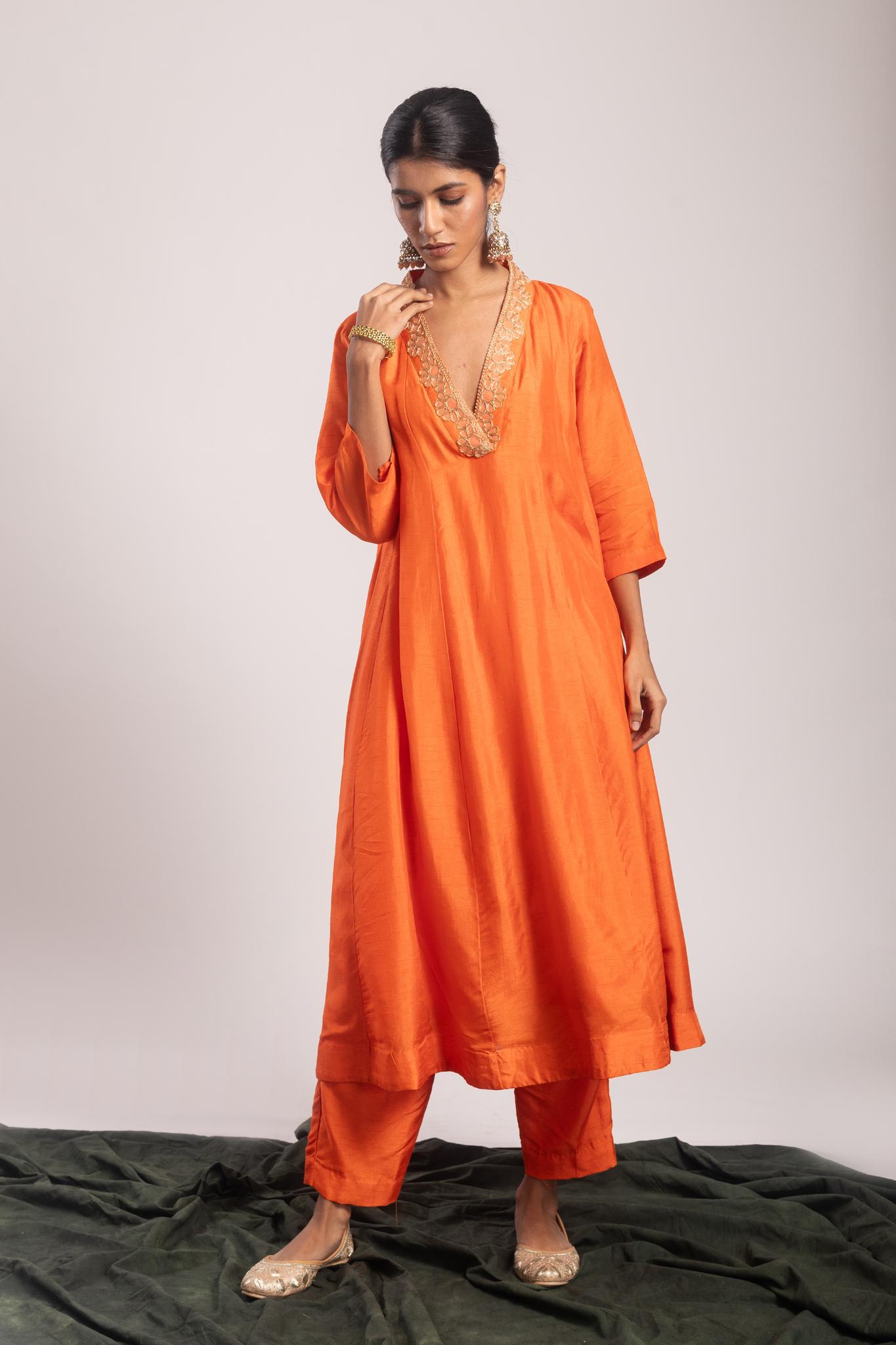 Kasi Dola Silk Kurta Set