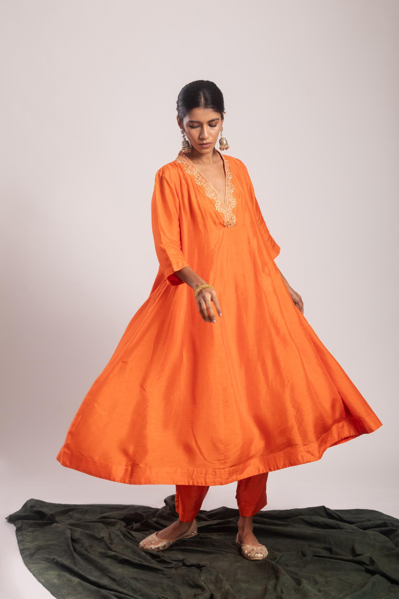 Kasi Dola Silk Kurta Set