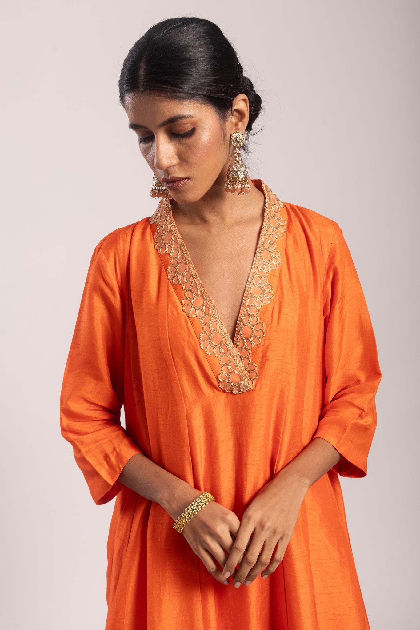 Kasi Dola Silk Kurta Set