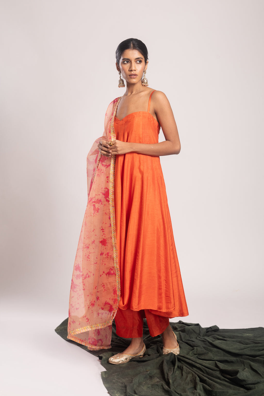 Gramika Dola Silk Anarkali Set