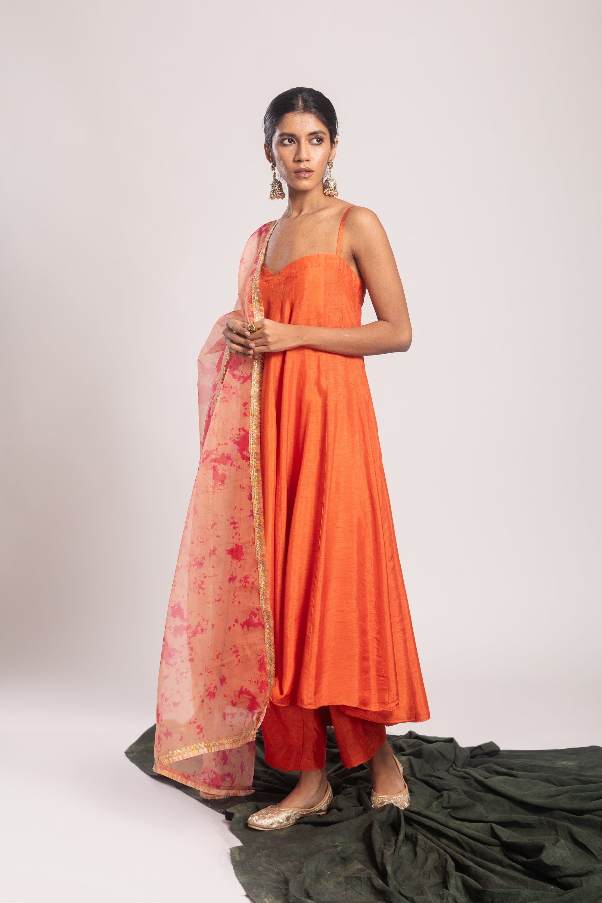 Gramika Dola Silk Anarkali Set