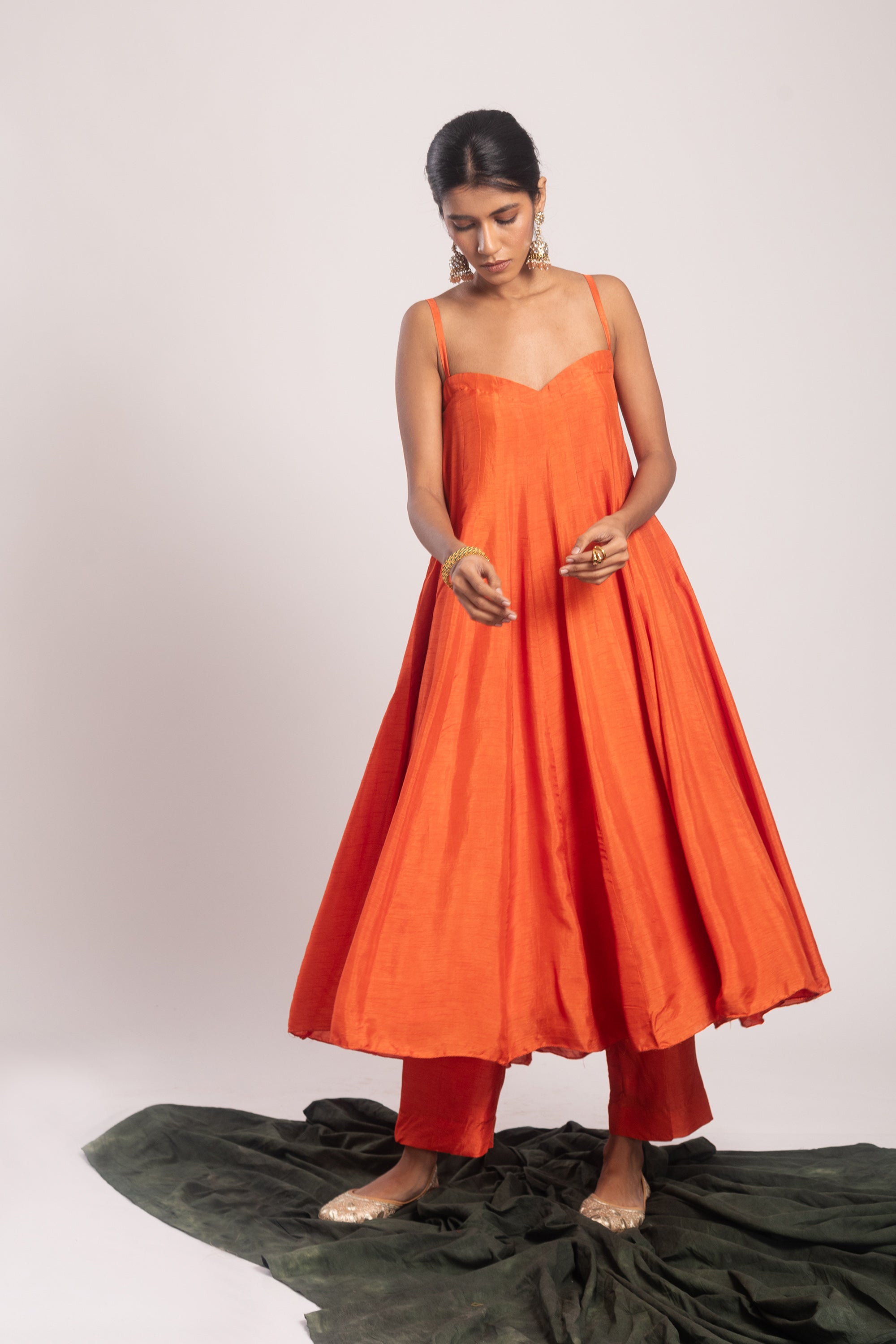 Gramika Dola Silk Anarkali Set
