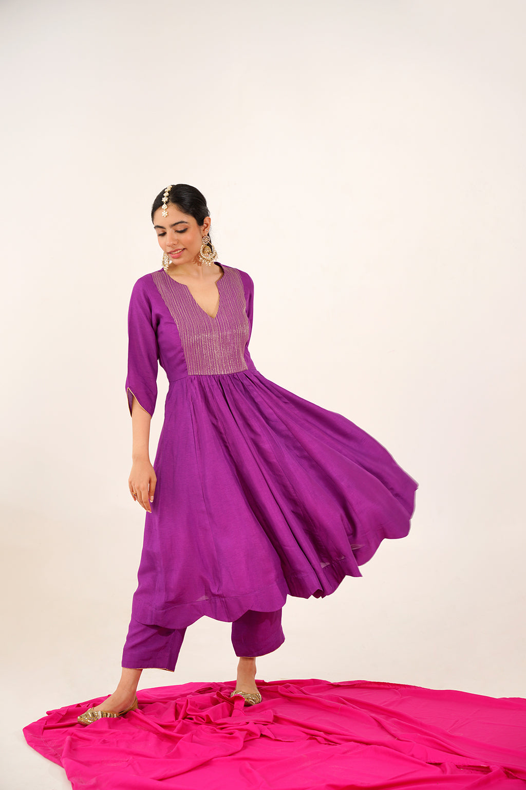 Sudara Zuha Anarkali set