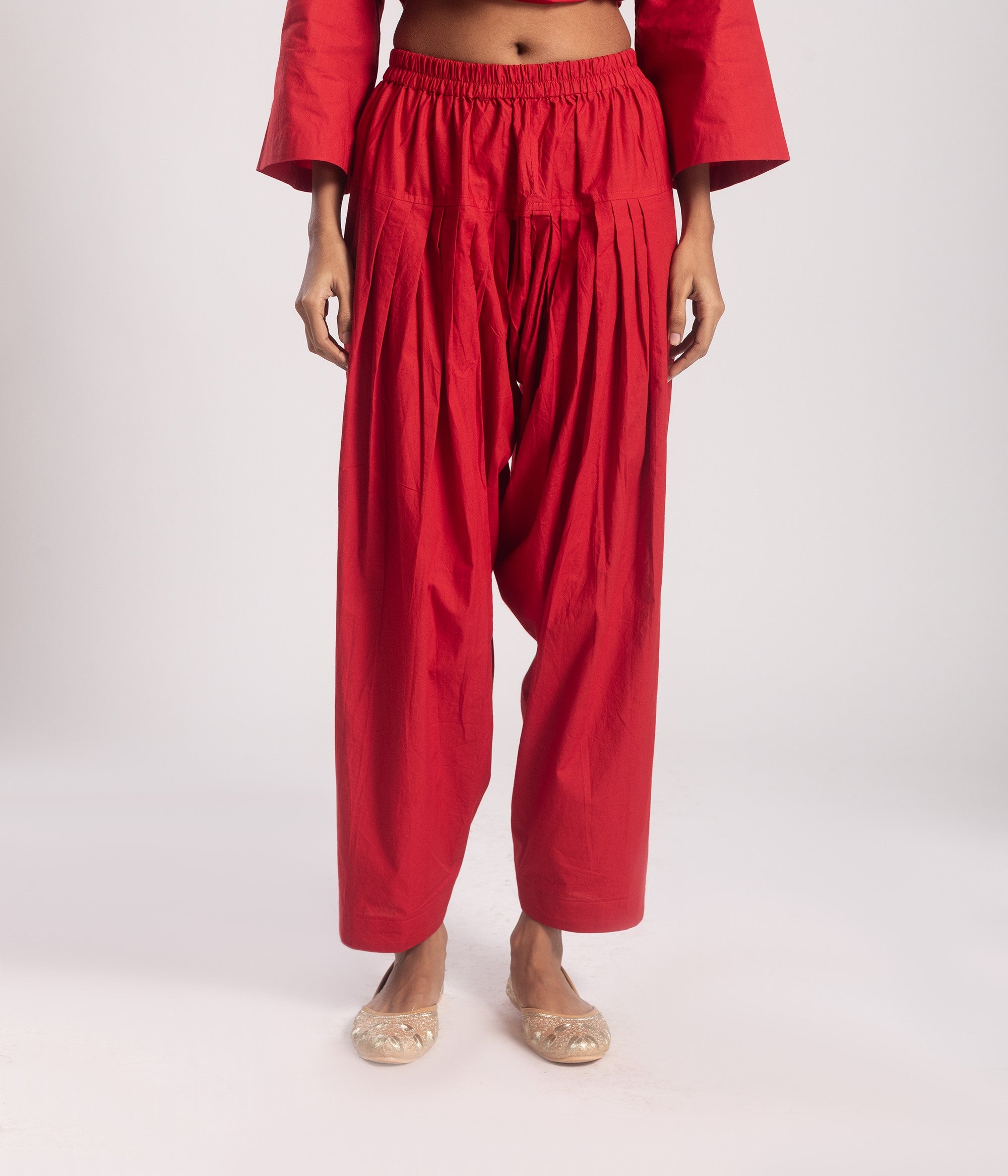Aja Cotton Poplin Kurta Salwar Set