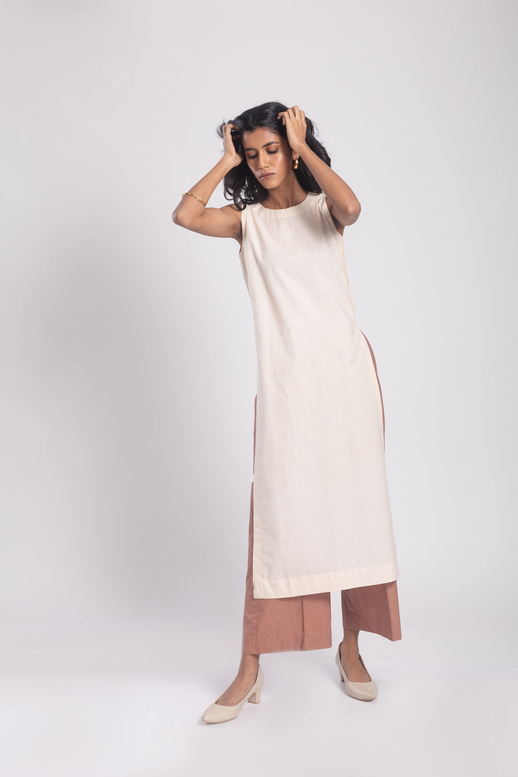 Gunja Cotton Poplin Kurta Set