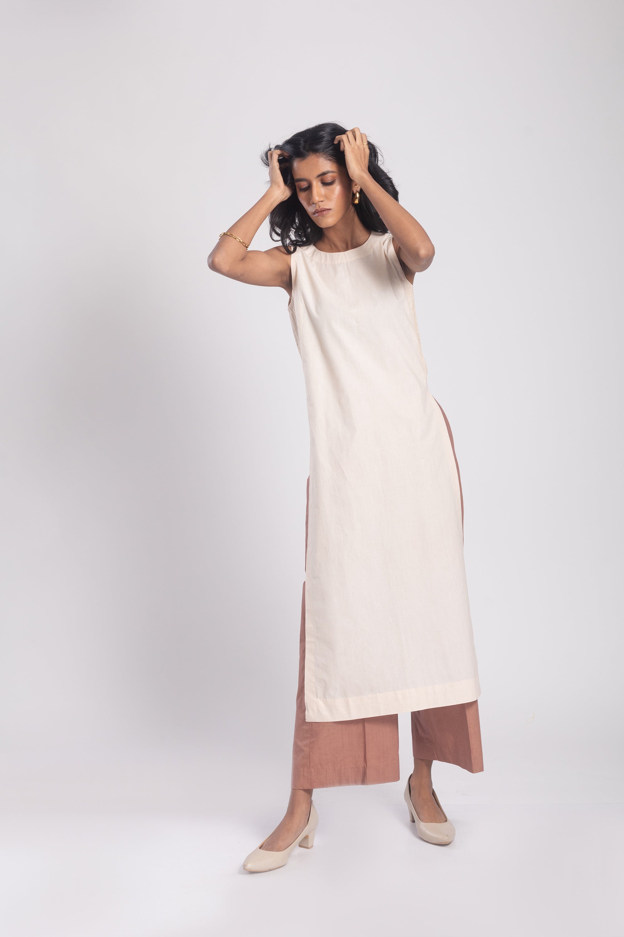 Gunja Cotton Poplin Kurta Set