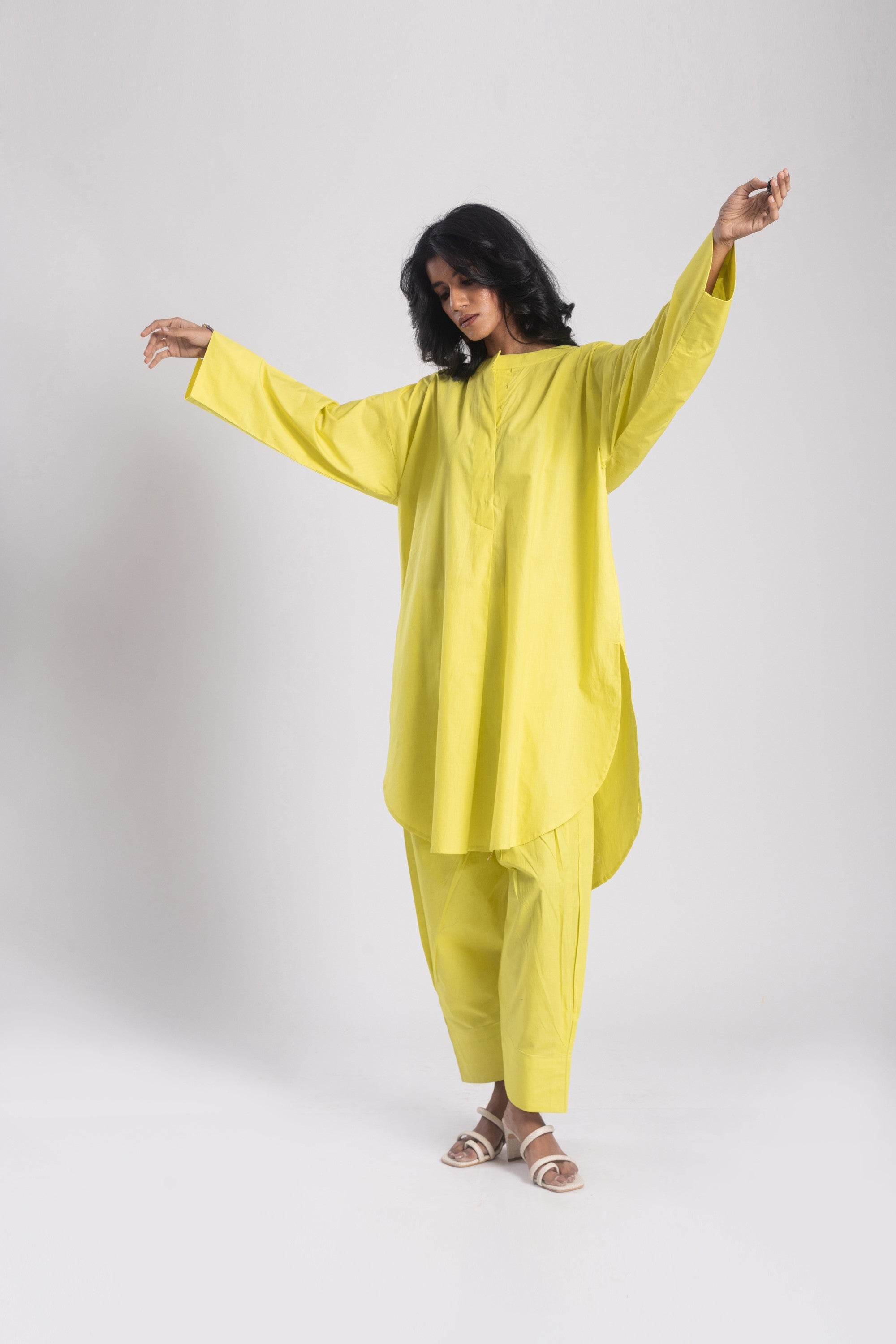 Avasa Cotton Poplin Pathani Kurta Set