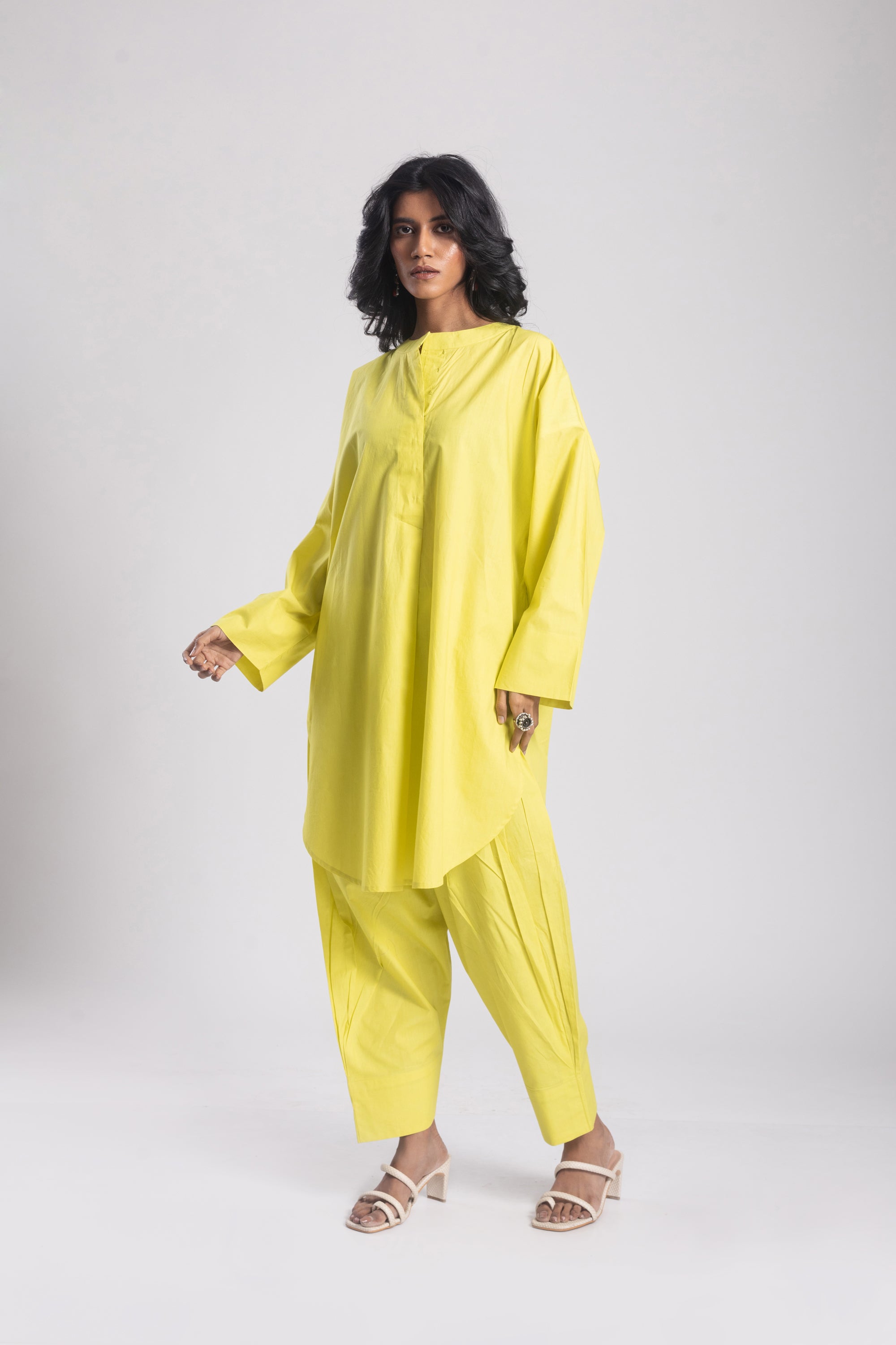 Avasa Cotton Poplin Pathani Kurta Set