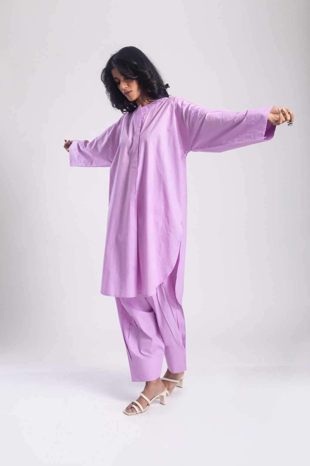 Yati Cotton Poplin Pathani Kurta Set
