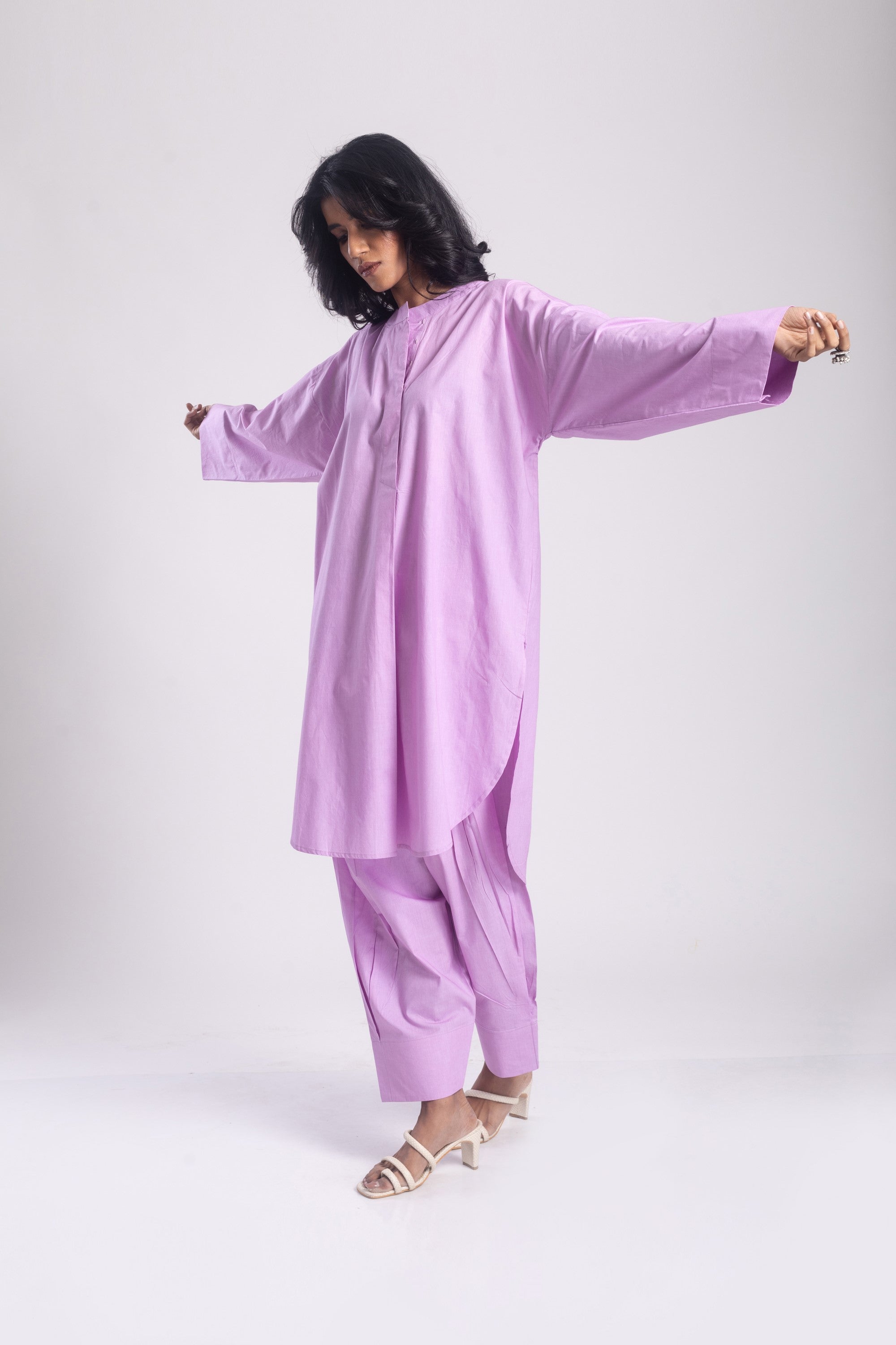 Yati Cotton Poplin Pathani Kurta Set