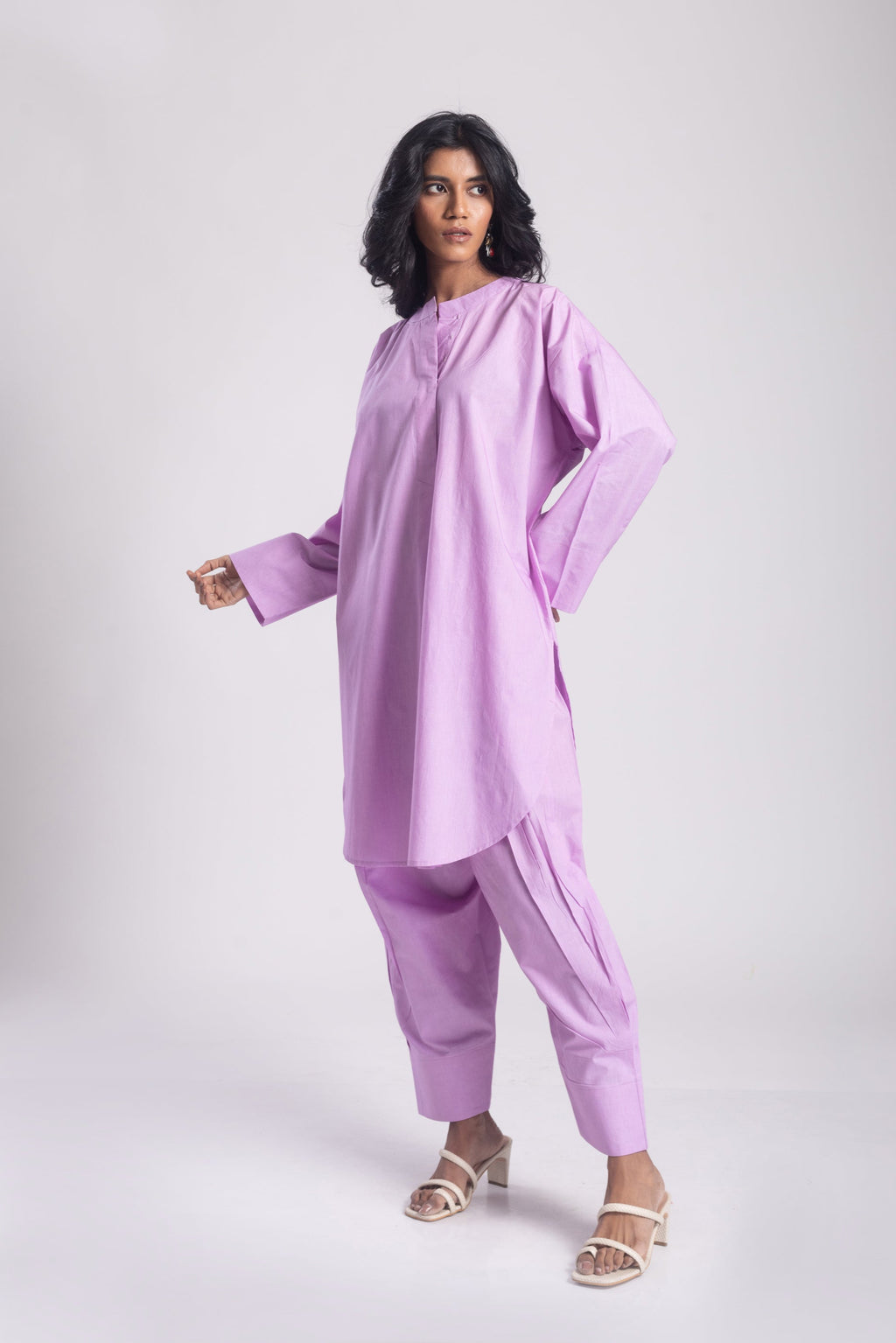 Yati Cotton Poplin Pathani Kurta Set