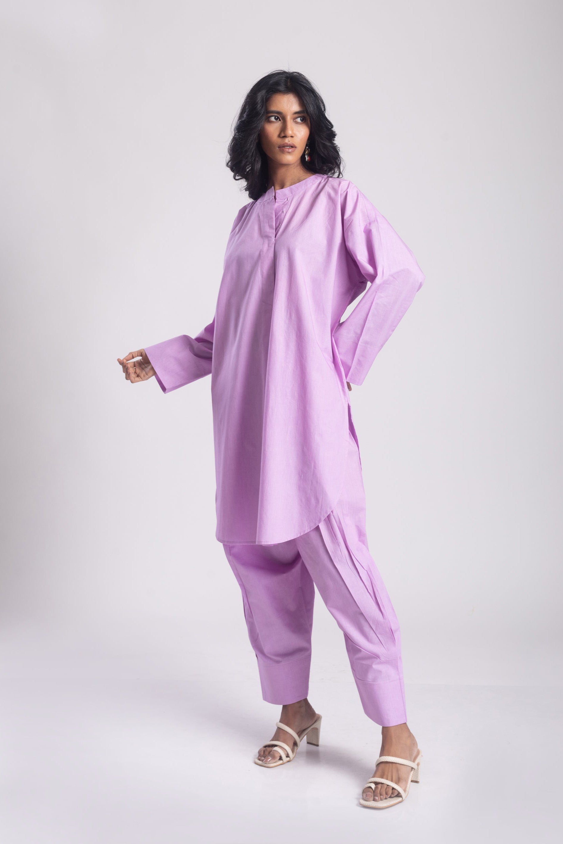 Yati Cotton Poplin Pathani Kurta Set