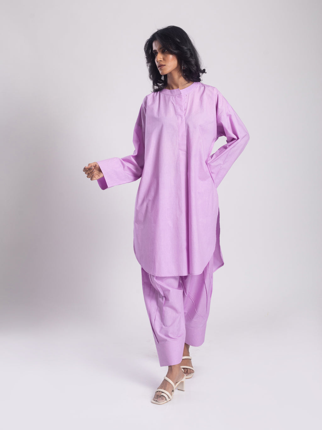 Yati Cotton Poplin Pathani Kurta Set