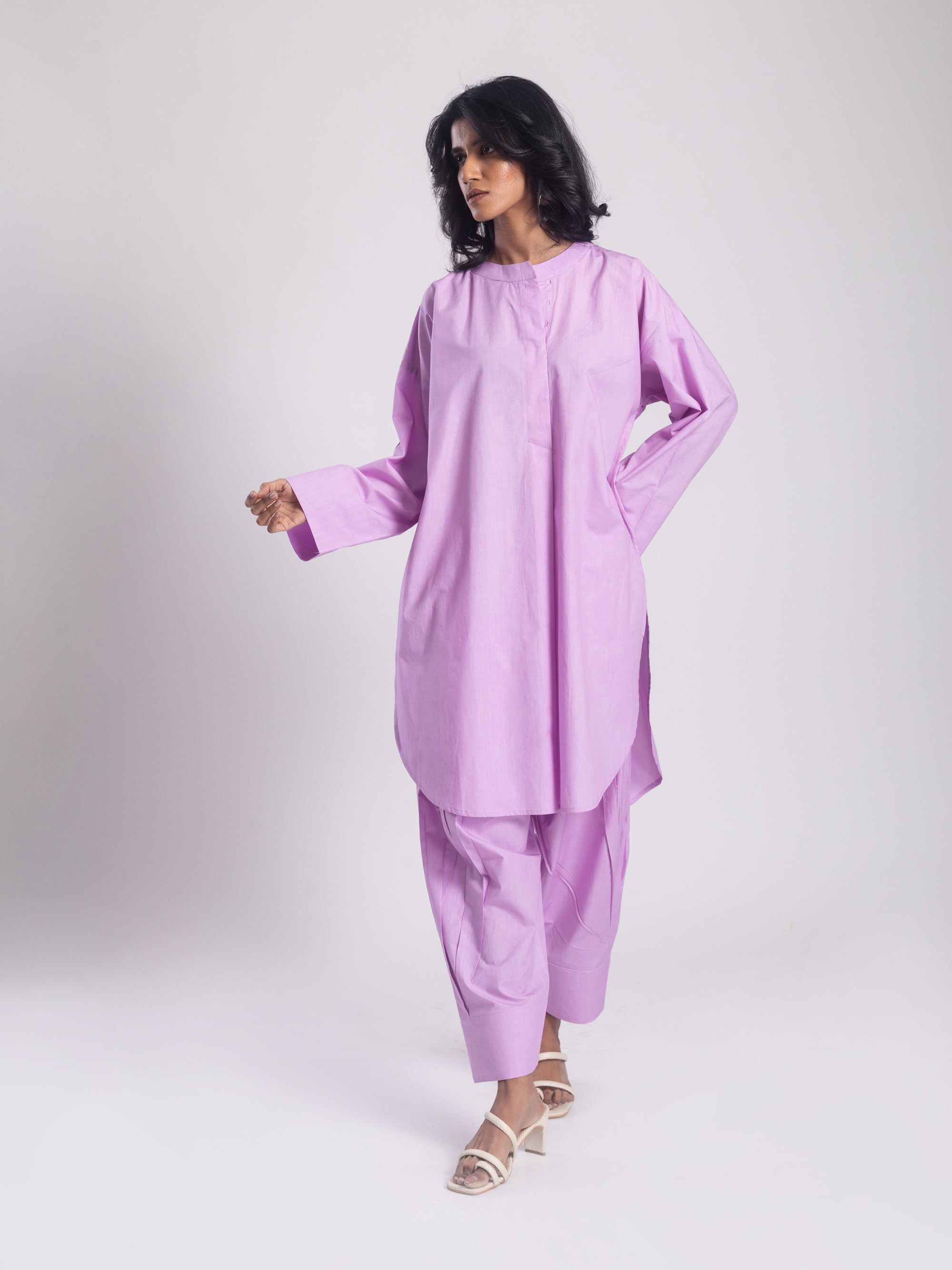 Yati Cotton Poplin Pathani Kurta Set