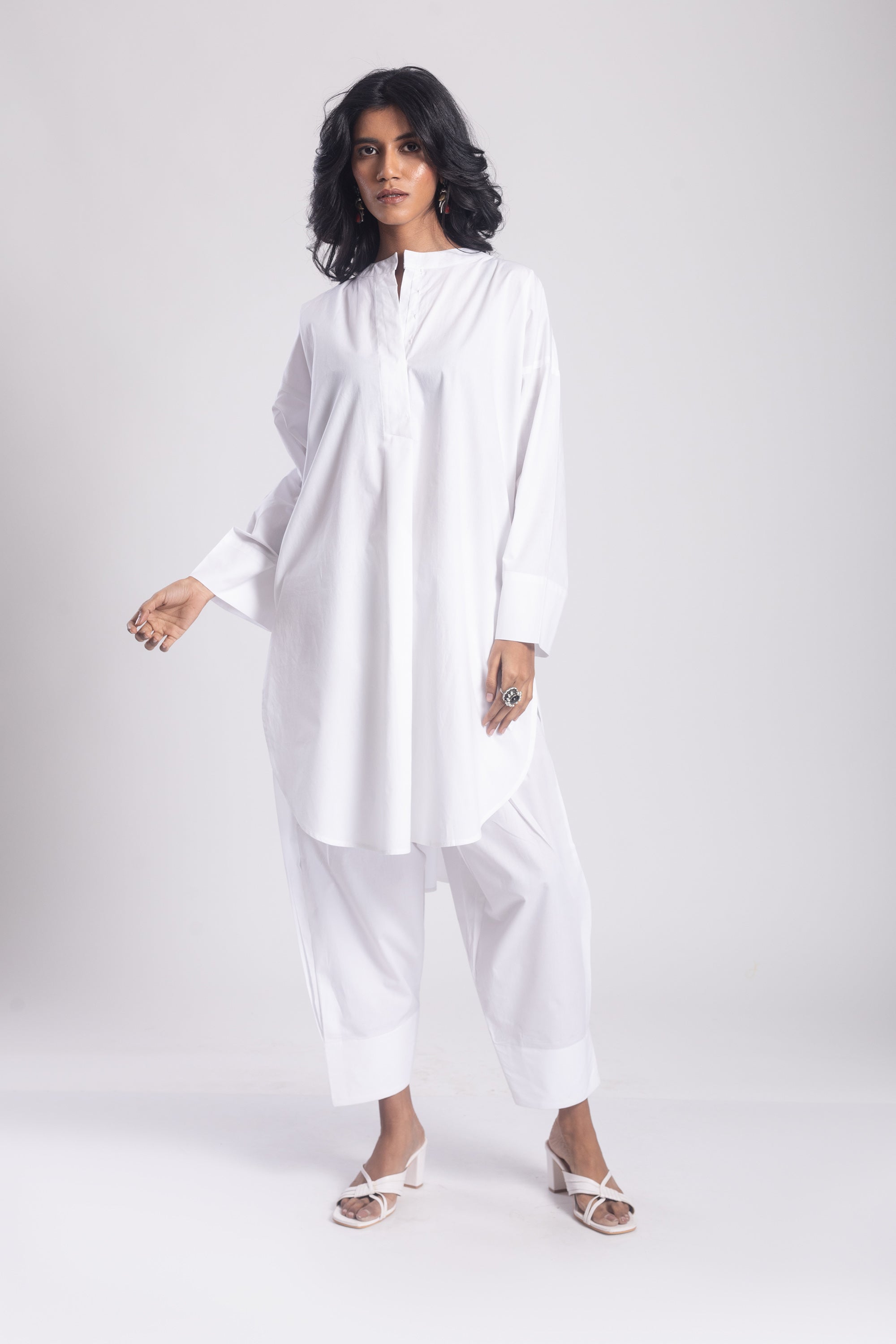 Arjuna Cotton Poplin Pathani Kurta Set