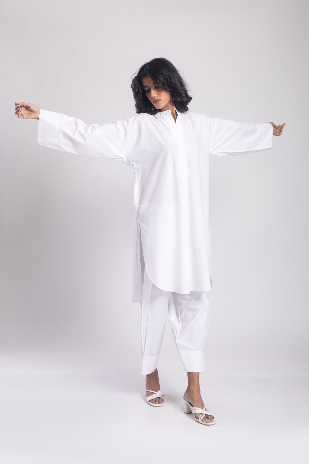 Arjuna Cotton Poplin Pathani Kurta Set