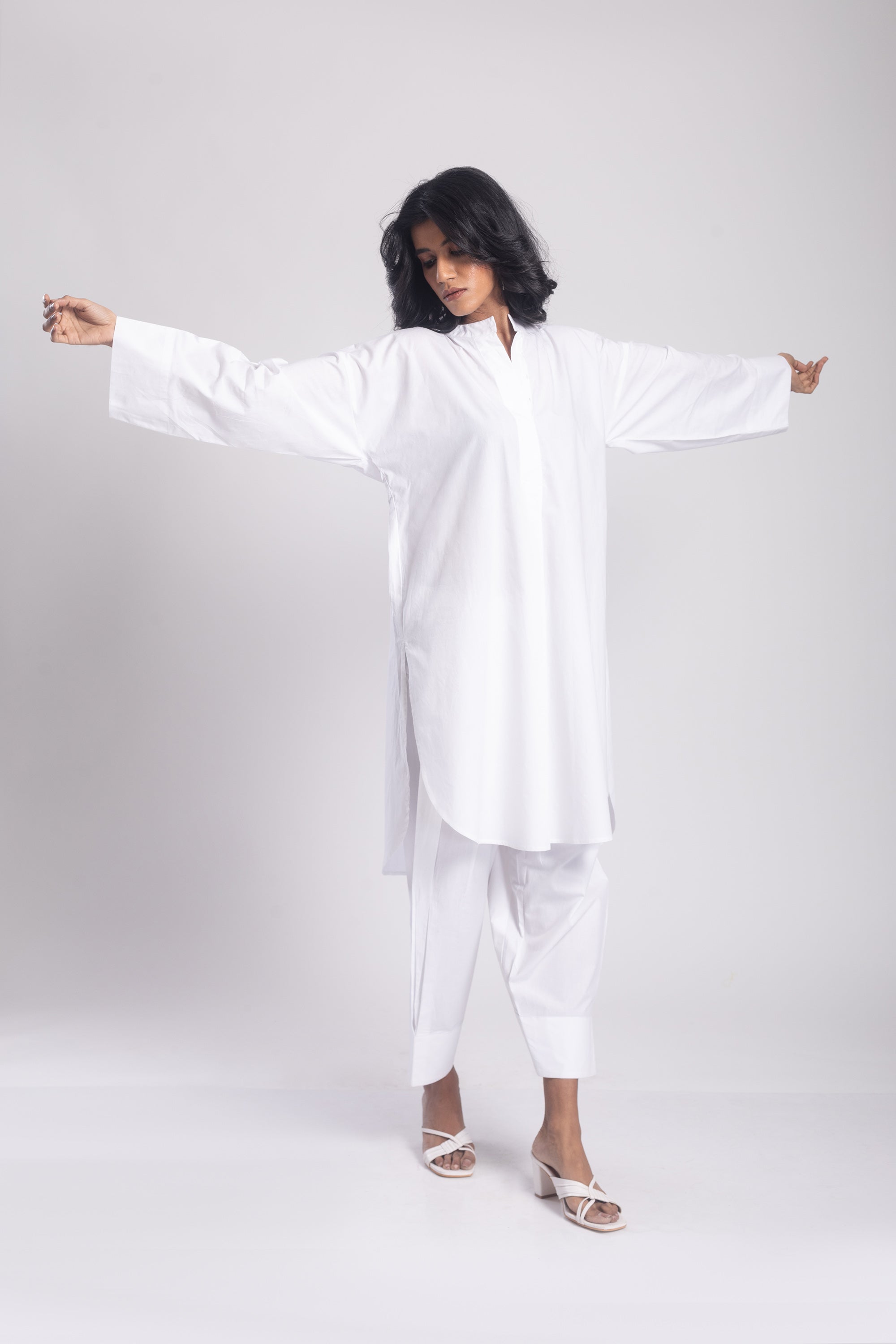 Arjuna Cotton Poplin Pathani Kurta Set