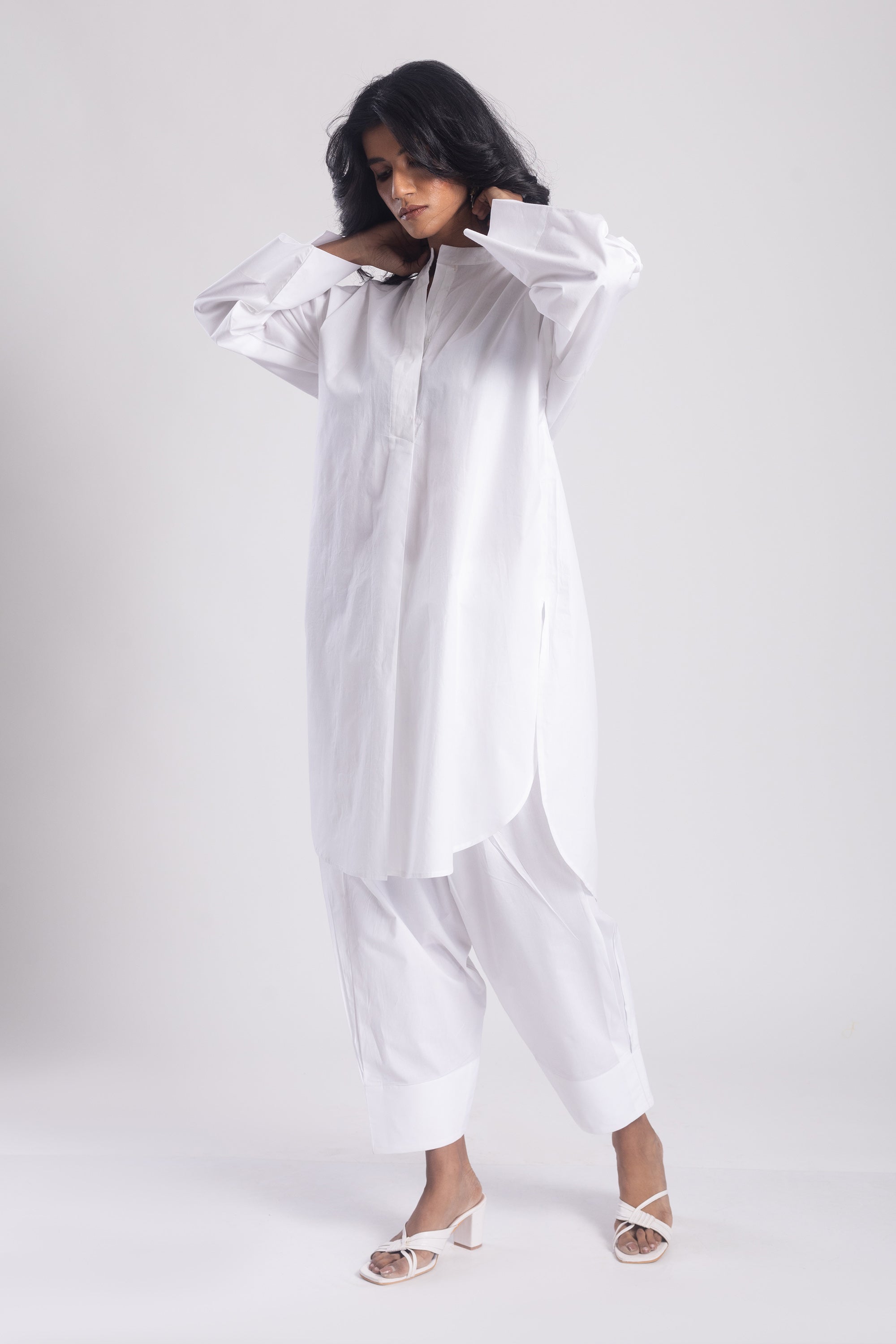 Arjuna Cotton Poplin Pathani Kurta Set