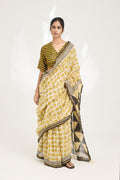 Katha Handblock Bagru Printed Saree