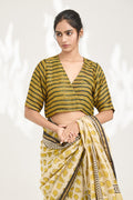 Vamika handblock Ajrakh printed blouse