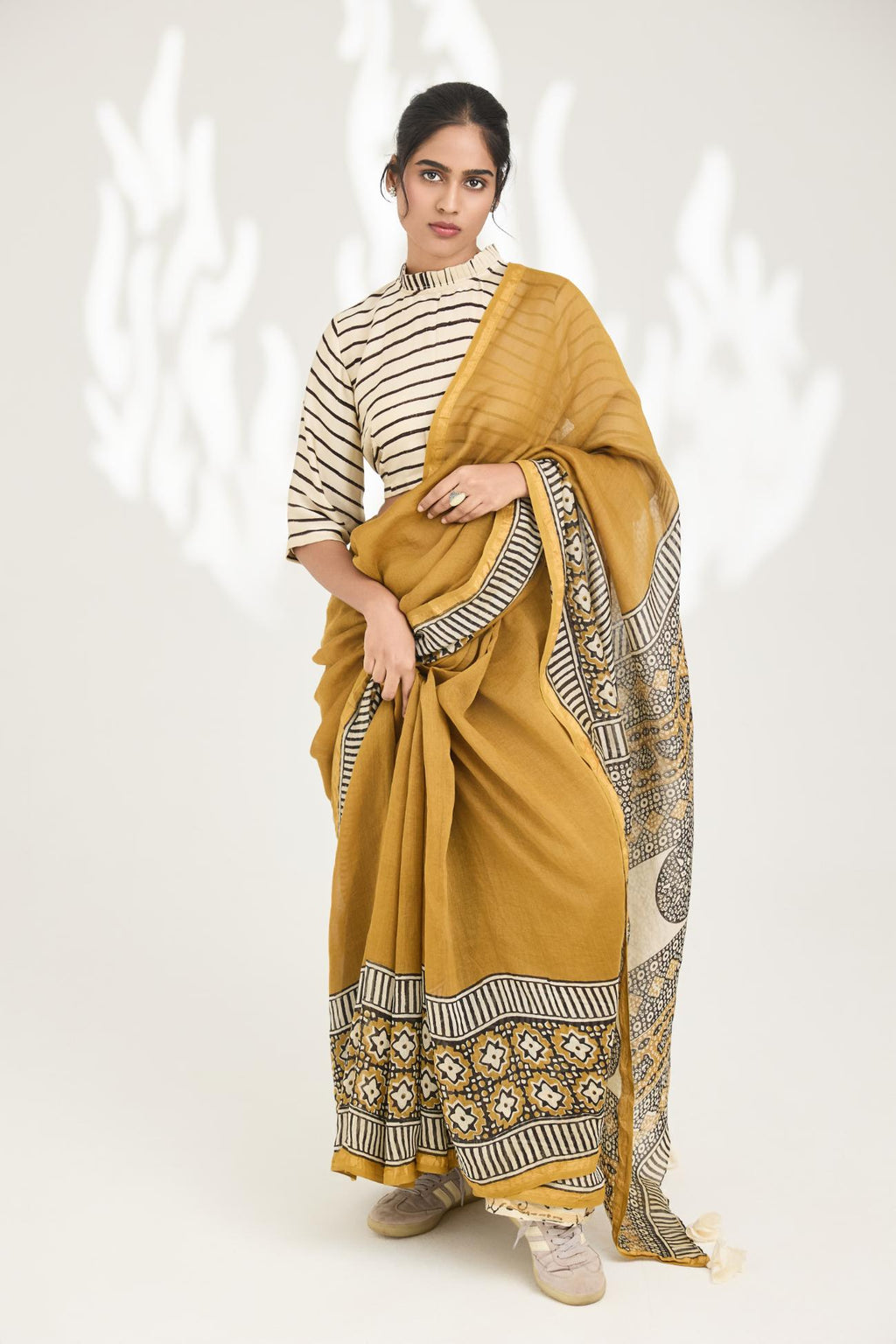 Rang handblock Ajrakh printed blouse