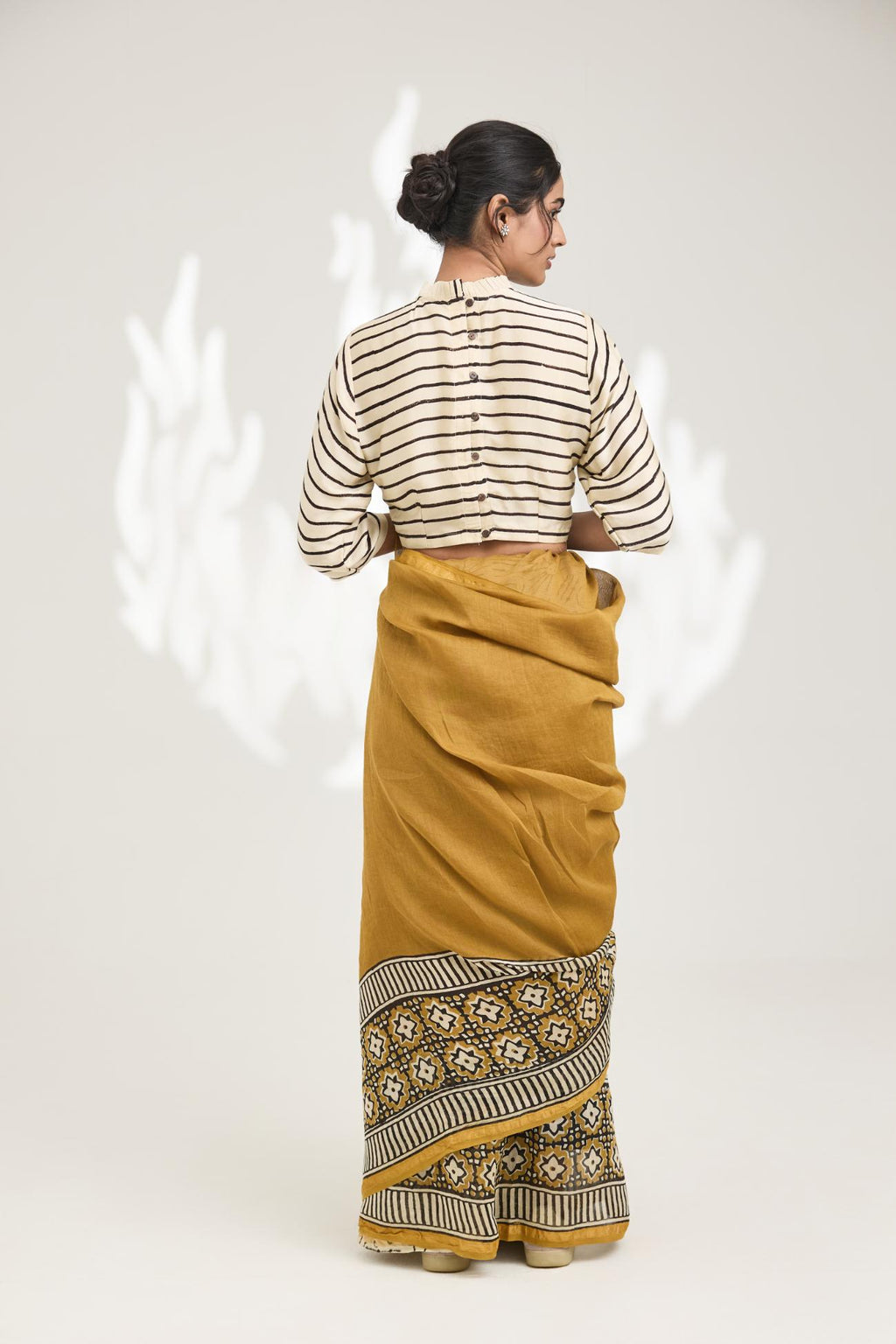Rang handblock Ajrakh printed blouse