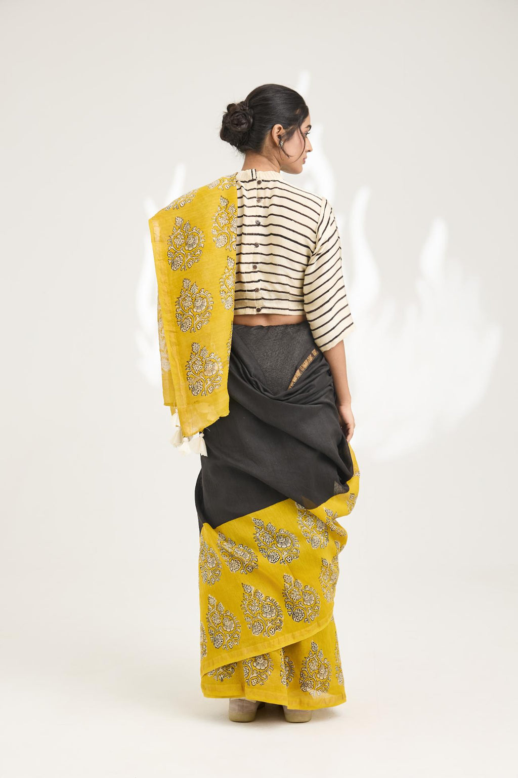 Kala Handblock Bagru Printed Saree