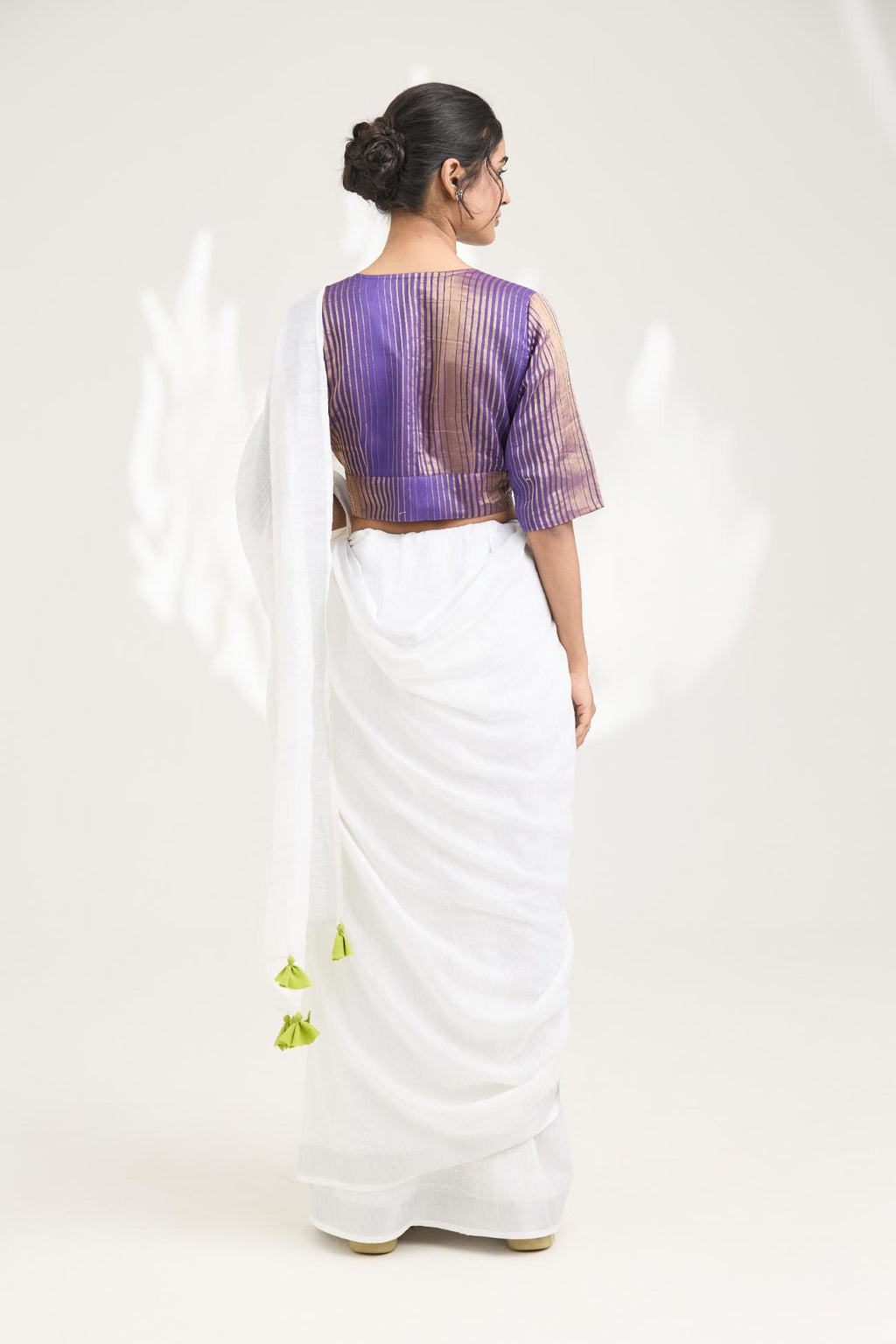 Ira White Saree
