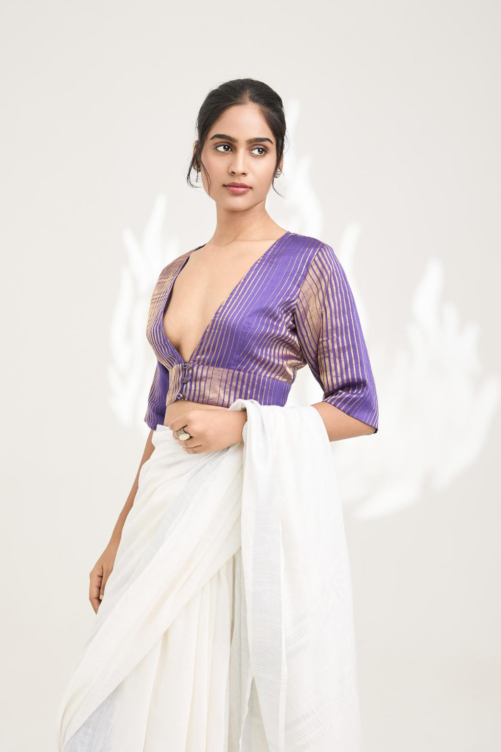 Kalika Zari chanderi silk blouse