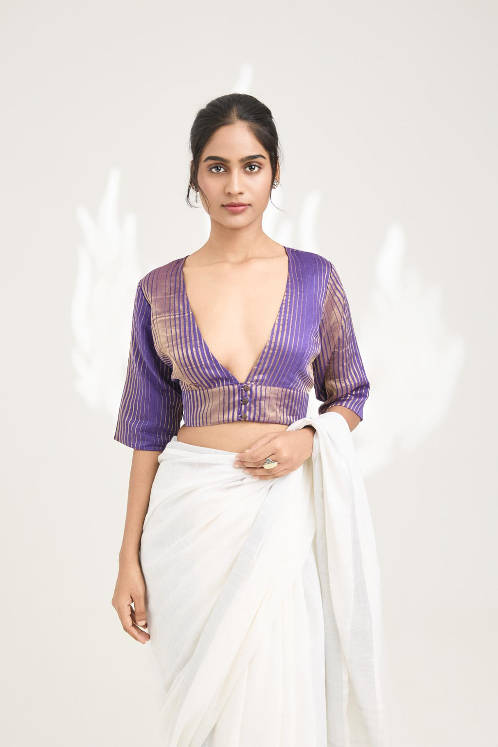 Kalika Zari chanderi silk blouse