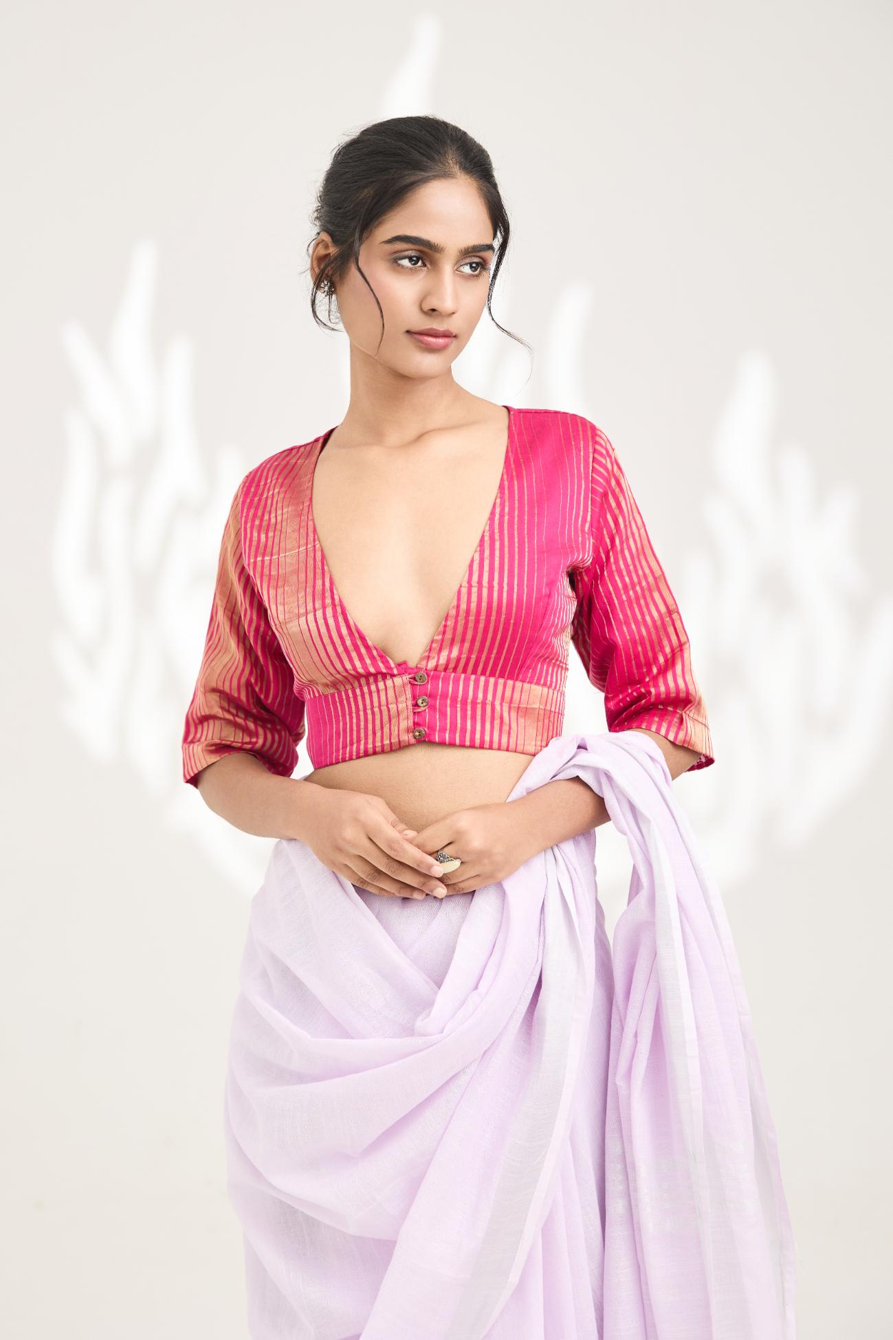 Ananta Zari chanderi silk blouse