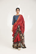 Vedika Handblock Bagru Printed Saree