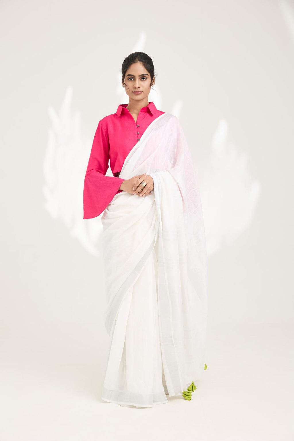 Saaj handblock Ajrakh printed blouse