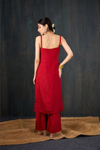 Gulal Dola Silk Kurta Set