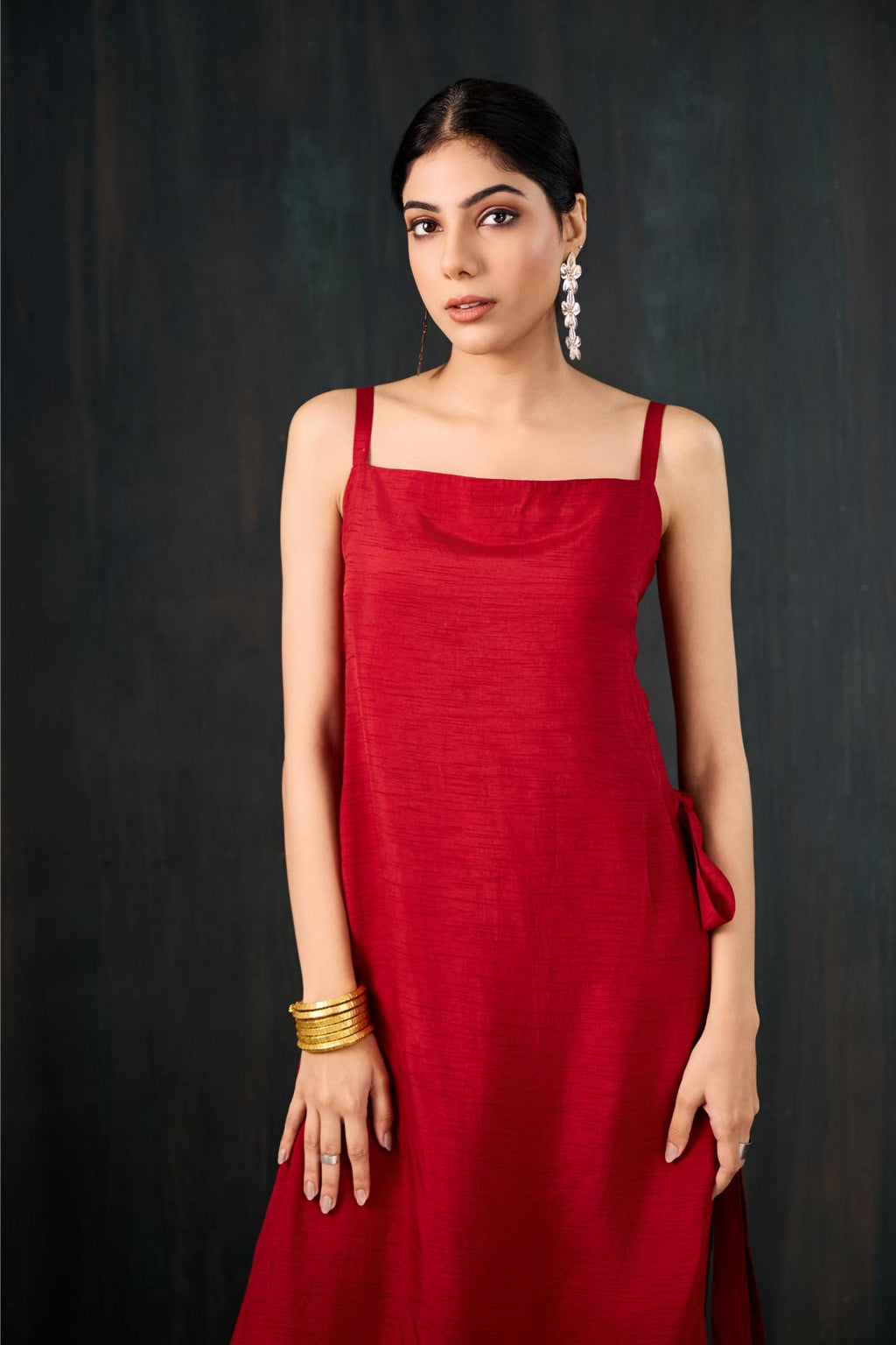 Gulal Dola Silk Kurta Set