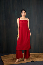 Gulal Dola Silk Kurta Set