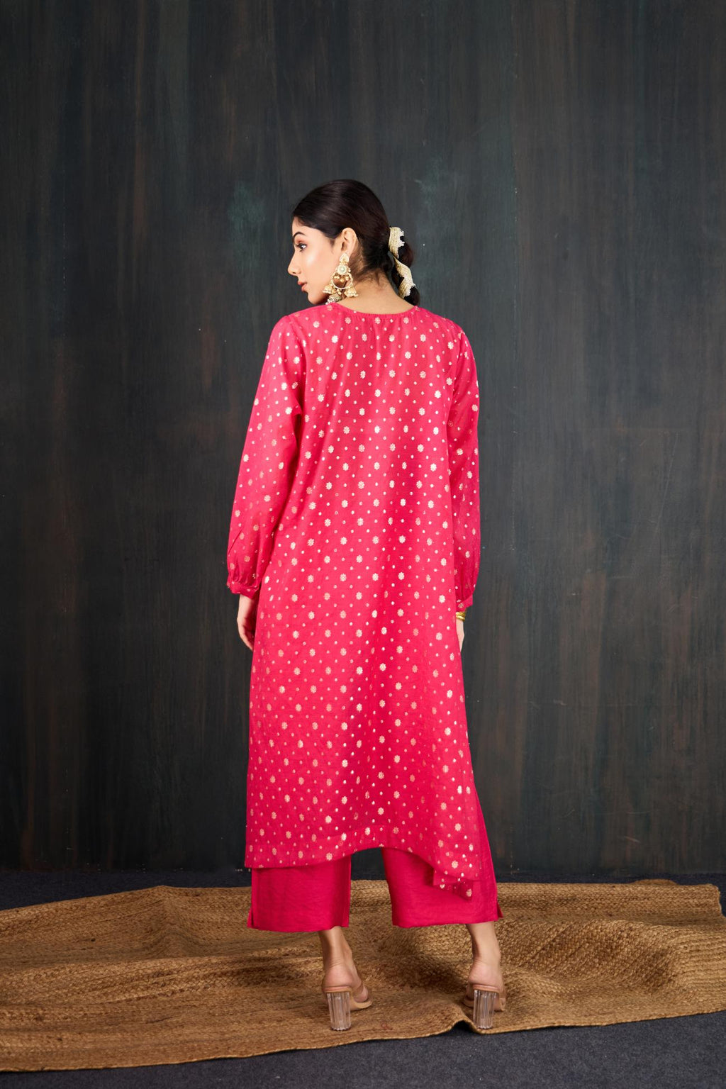 Surkhi Chanderi Kurta Set