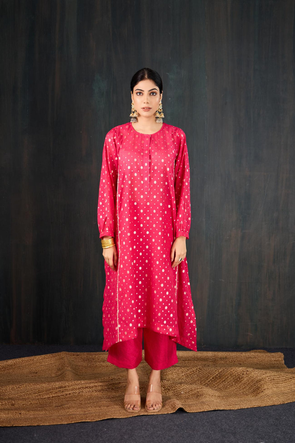Surkhi Chanderi Kurta Set