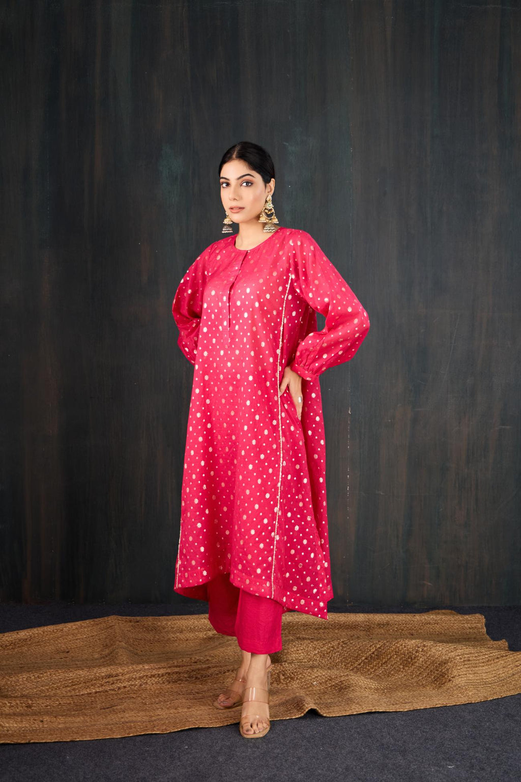 Surkhi Chanderi Kurta Set
