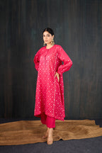 Surkhi Chanderi Kurta Set