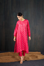 Surkhi Chanderi Kurta Set