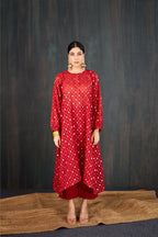 Karva Chanderi Kurta Set
