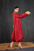 Karva Chanderi Kurta Set