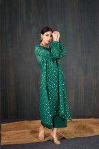 Panna Chanderi Kurta Set