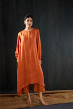 Kesar Dola Silk Kurta Set