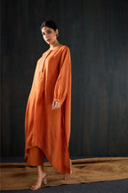 Kesar Dola Silk Kurta Set