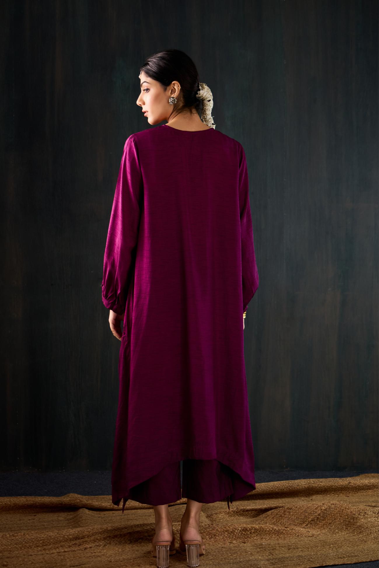 Aabroo Dola Silk Kurta Set